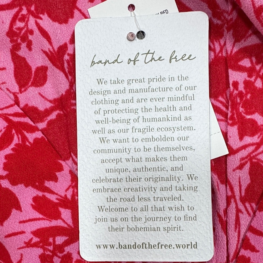 Floral Red and Pink Blouse - Picture 11 of 11